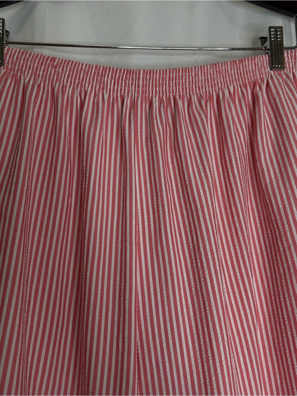 Alfred Dunner Women’s Red White Striped Pull-On Pants Size 18W Made in USA - Picture 6 of 11